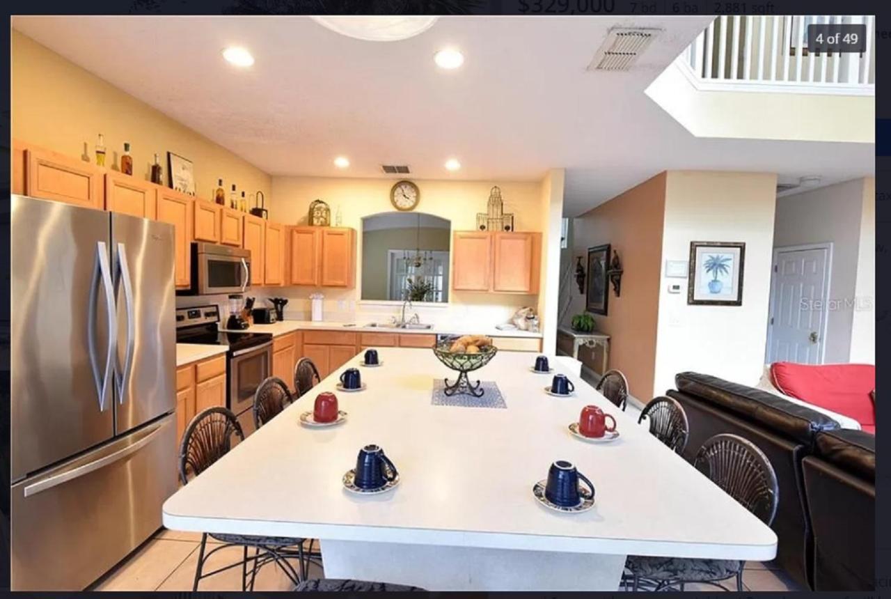 7 Bedroom, 6 Bath And Pool Near Disney In Emerald Island 4 King Master Suites Kissimmee Exterior foto
